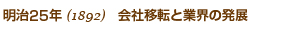 明治25年1892